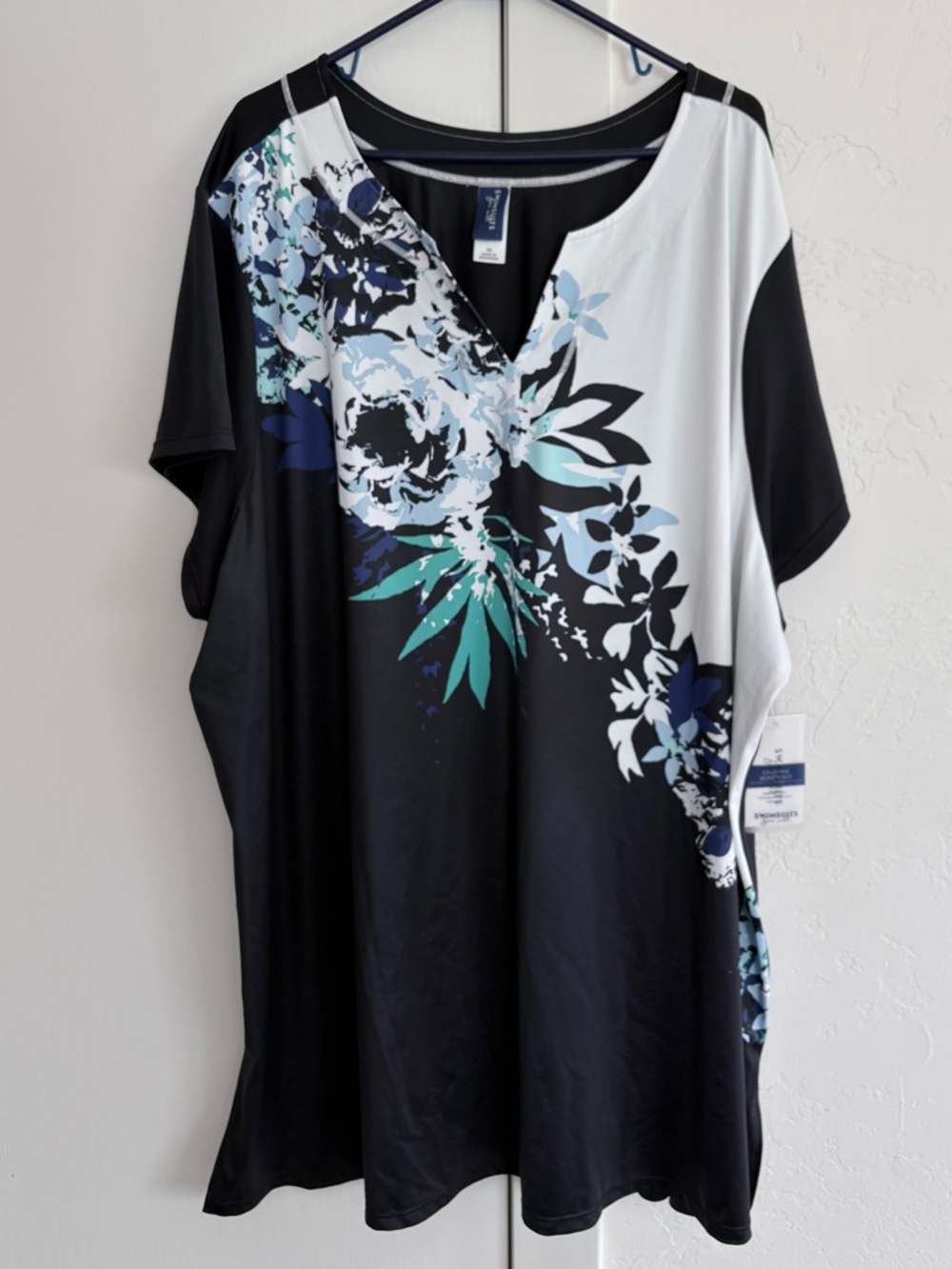 Swimsuits For All Chlorine Resistant Floral Coverup